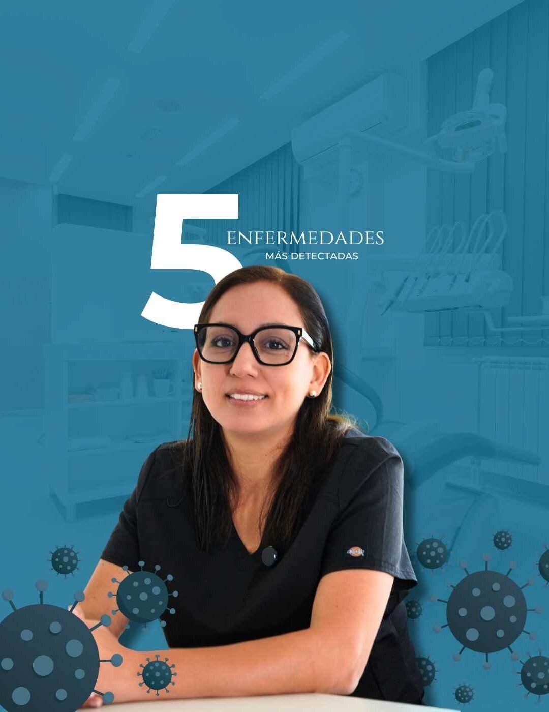 Historia Instagram Bienvenidos Clínica Dental Moderno Azul